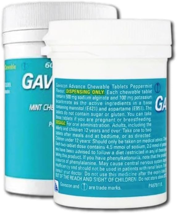 Advance Mint Chewable Tablets 60 Pack Mint - 2 Pack