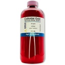 True Colloidal Gold – 25 ppm - 99.99+% Purity - 500 mL (16.9 Fl Oz) in Clear BPA-Free Plastic Bottle - Made in USA