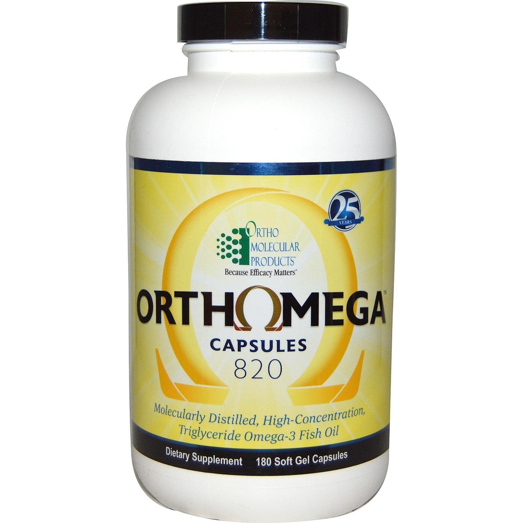 SEVNODI Ortho Molecular - Orthomega 820-180 Soft Gel Capsules