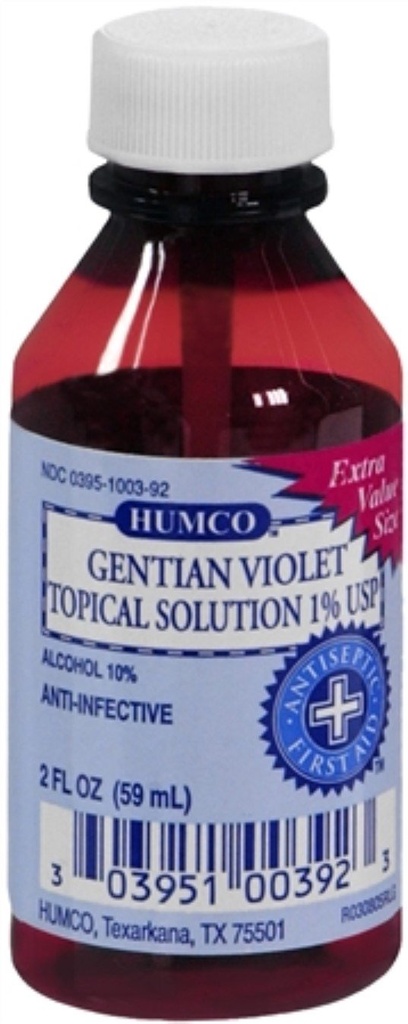 Gentian Violet Topical Solution 1% USP 2 oz (Pack of 6)