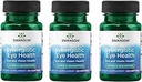 Swanson Lutein & Zeaxanthin Synergistic Eye Health Vision Retina Macula Supplement (Lutein 20 mg & OmniXan Zeaxanthin 2 mg) 60 Softgels Sgels (3 Pack)
