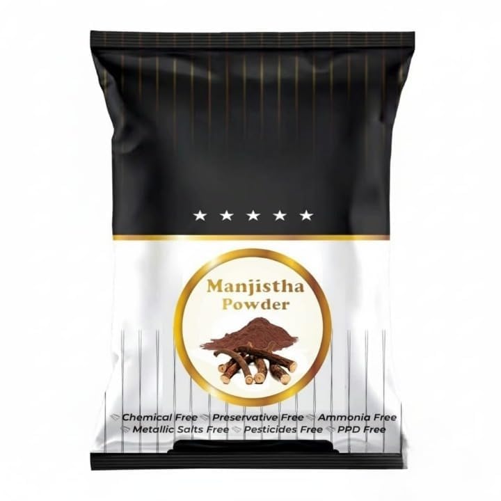 JP Manjistha Powder, 100g for Hair, Face, Skin,Rubia Cordifolia Powder for face, Hair Care & Skin Care