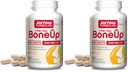 Jarrow Formulas BoneUp Three Per Day for Bone Density and Skeletal Nutrition, Includes Vitamin D3, K2 (as MK-7) and Calcium, 180 Capsules, 60 Day Supply, (Pack of 2)