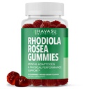 Rhodiola Rosea Gummies - Sugar Free Rhodiola Supplement - Adaptogen for Mental Clarity and Physical Performance - 60 Count - Vegan, Non-GMO and Gluten-Free - Mixed Berry Flavor 1-Month Supply