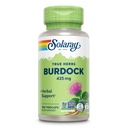 SOLARAY Burdock Root 425 mg - Healthy Liver, Kidney, Digestion, Circulation, Joint & Skin Support - Antioxidant Activity - Non-GMO - 100 VegCaps