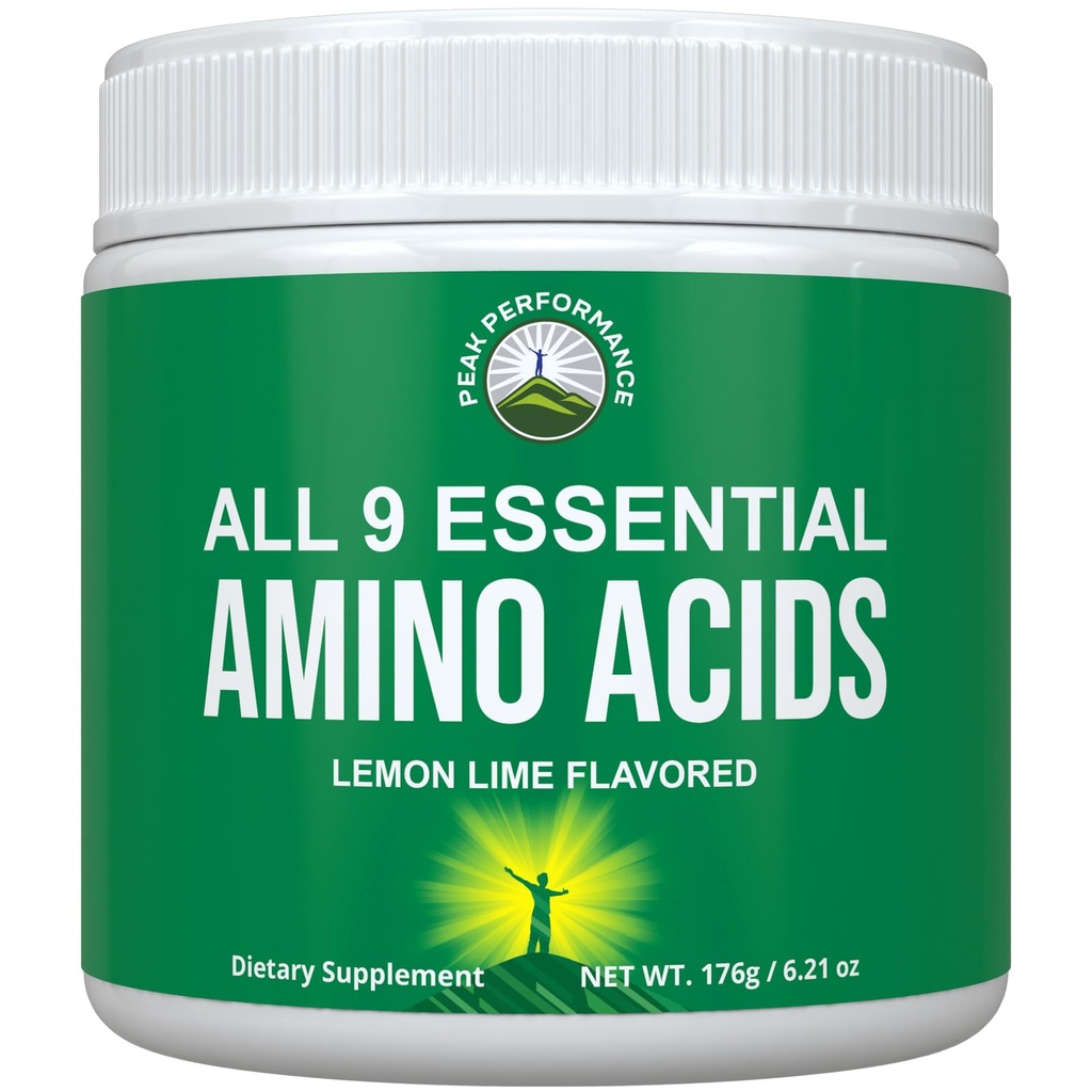 All 9 Essential Amino Acids Powder. Pre + During + Post Workout with EAAs + BCAAs for Energy, Muscle Growth, and Recovery. Non-GMO BCAA and EAA Powders for Men + Women. 3rd Party Tested. Lemon Lime