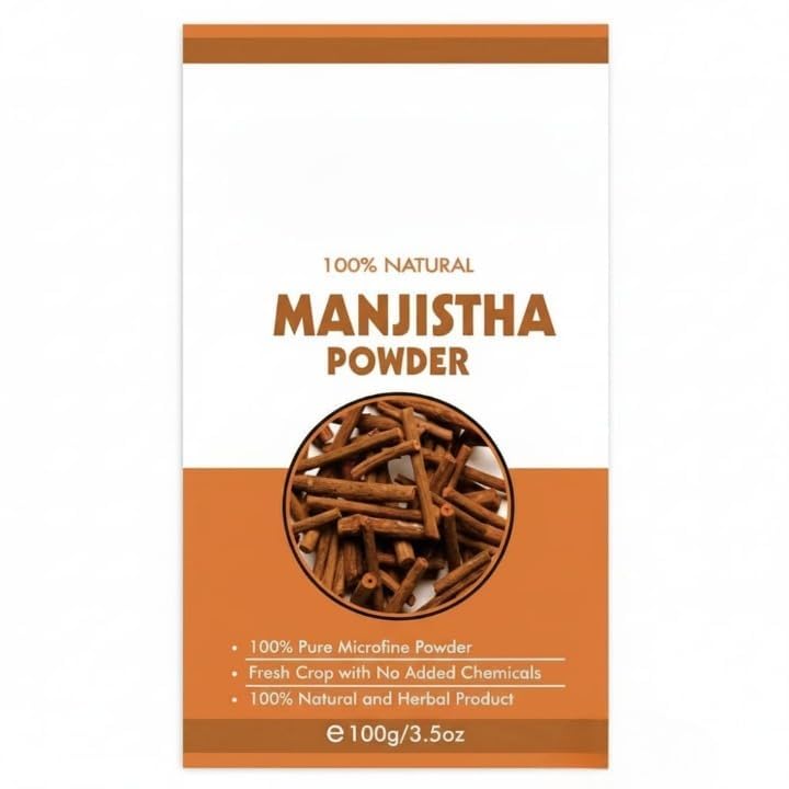 GB Manjistha Powder | Manjistha Powder for Hair | Manjistha Powder for Face | Manjistha Powder for Skin | No Added Chemicals, 100 Grams