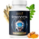 SynoVitta – Natural Joint Support Supplement with MSM, Glucosamine, Turmeric & Boswellia – Non-GMO, Easy-to-Take, 60 Capsules – Made in the USA, 1 Month Supply