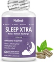 NuBest Sleep Xtra | Supports Healthy Sleep for Adults | Vitamin B6, Melatonin, Ashwagandha, Chamomile, Valerian & More - Non Habit-Forming | 60 Vegan Capsules |1 Month Supply