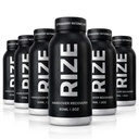 RIZE Hydration & Detox Wellness Shot – Liver Health & Antioxidant Support with DHM, NAC, Milk Thistle & B Vitamins | Herbal Hydration Blend for Energy & Daily Wellness (6 Pack)
