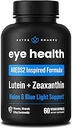 AREDS 2 Eye Vitamins | Lutein & Zeaxanthin Supplement | AREDS2 Plus Multivitamin Eye Health Supplement with Carotenoids, Bilberry Extract | Vitamins for Dry Eyes & Vision Health | 60 Vegan Capsules