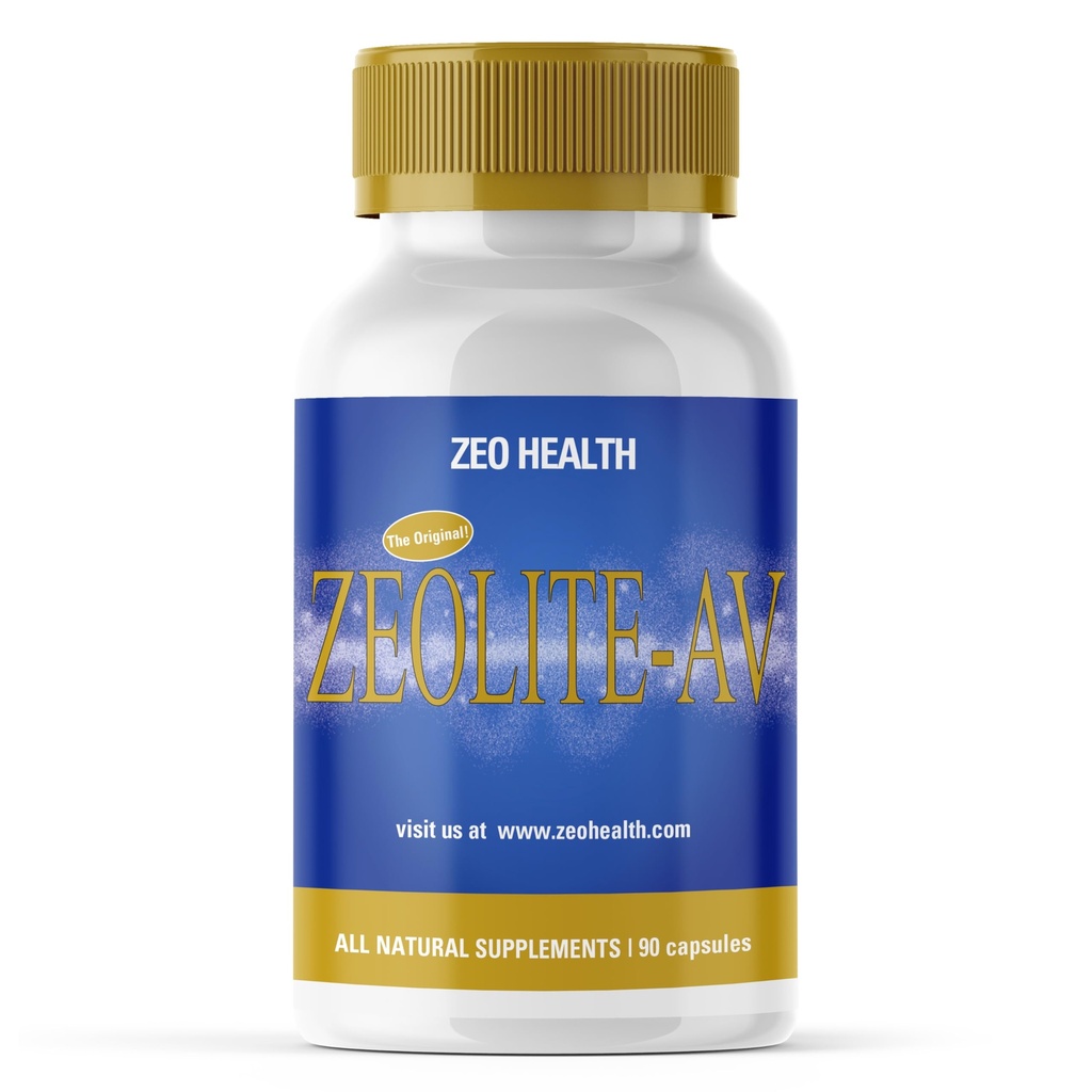 Zeolite–AV Capsules | Potent Immune System Booster with Humic Acid | Restore Trace Minerals, Replenish Electrolytes, & Detox Support| Promotes Energy, Restful Sleep & Mental Clarity (90 Count)