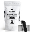 Performance Nose Strips for Breathing - Oil & Sweat Proof Adhesive - Extra Strength Athletic Nasal Strips for High Performance - Improves Oxygen Intake, Sleep & Reduces Snoring (Wide, 60)