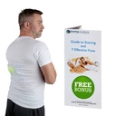 Anti Snoring Sleep Position Trainer Shirt, Snore Stopper, XXLarge | Snoring solution shirt encourages side sleeping - breathable cotton snore aid tee for men and women who are Back Sleepers