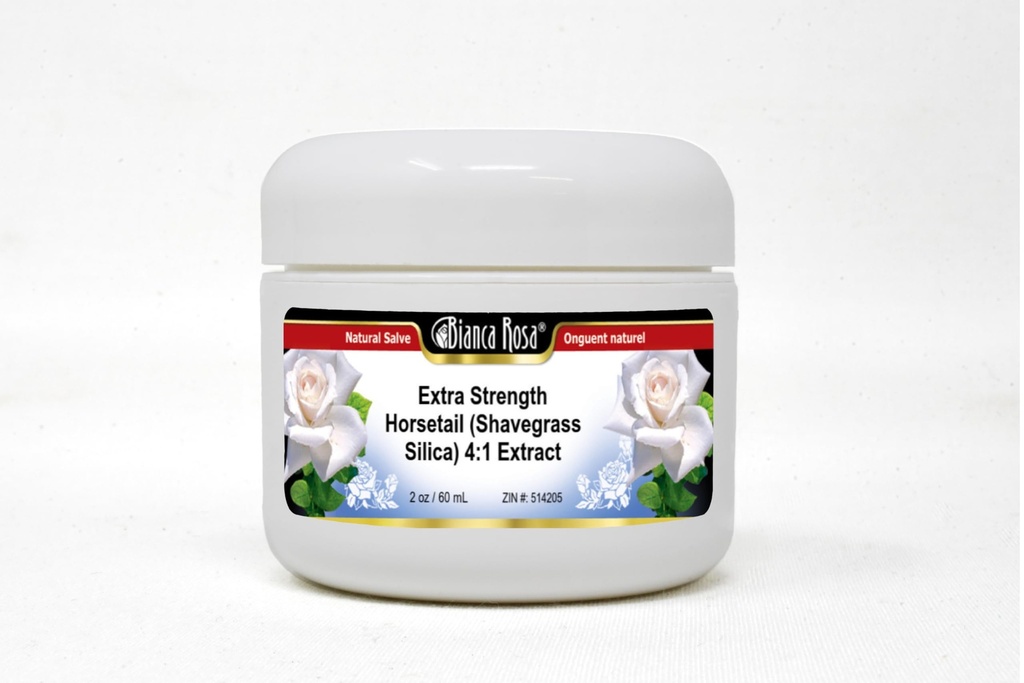 Bianca Rosa Extra Strength Horsetail (Shavegrass Silica) 4:1 Extract - Salve Ointment (2 oz, ZIN: 514205) - 2 Pack