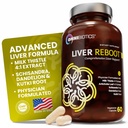 OmniBiotics Liver Cleanse Detox & Repair Supplement – Milk Thistle, Dandelion Root, Alpha Lipoic Acid, Artichoke Extract, Schisandra, Silymarin – 60 Vegan Capsules