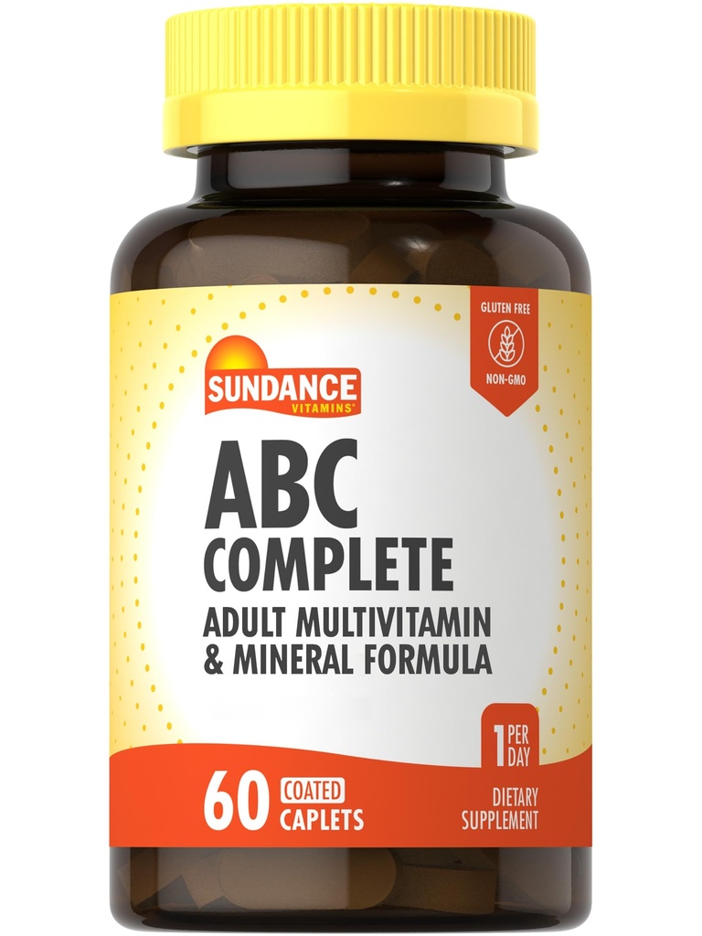 Sundance Multivitamin & Mineral for Adults, 60 Caplets