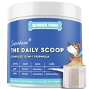 Premium 12-in-1 Multivitamin Powder for Dogs Food Topper – Daily Scoop Multivitamin Dog Supplement for Joints, Digestion, Skin, Heart & Immunity – Probiotics, Collagen, Glucosamine, Mushrooms–7.3oz