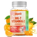 Vitamin K2 MK-7 Gummies 100mcg, Extra Strength K2 Vitamin Supplement for Bone & He-Art Support, Chewable Natural Orange Flavor, Non GMO, Vegan, 60 Gummies