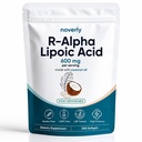 R-Alpha Lipoic Acid - 600mg Pure R-Form Softgels, High Purity Formula, Non-GMO, Gluten Free, Daily Dietary Supplement - 300 Softgels (1)