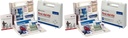 First Aid Only 223-U OSHA-Compliant First Aid Kit, All-Purpose 25-Person Emergency Kit for Business, Worksite, Home, and Vehicle, 106 Pieces (Pack of 2)