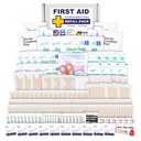 MFASCO First Aid Kit Refill with Bandages, Gauze & Wipes, 200+ Pieces