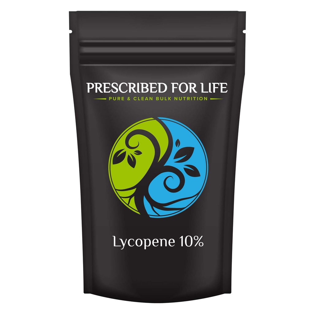 Prescribed For Life Lycopene Powder 10% | Lycopene Supplements for Men | Rich in Antioxidants | Vegan, Gluten Free, Non GMO (5 kg / 11 lb)
