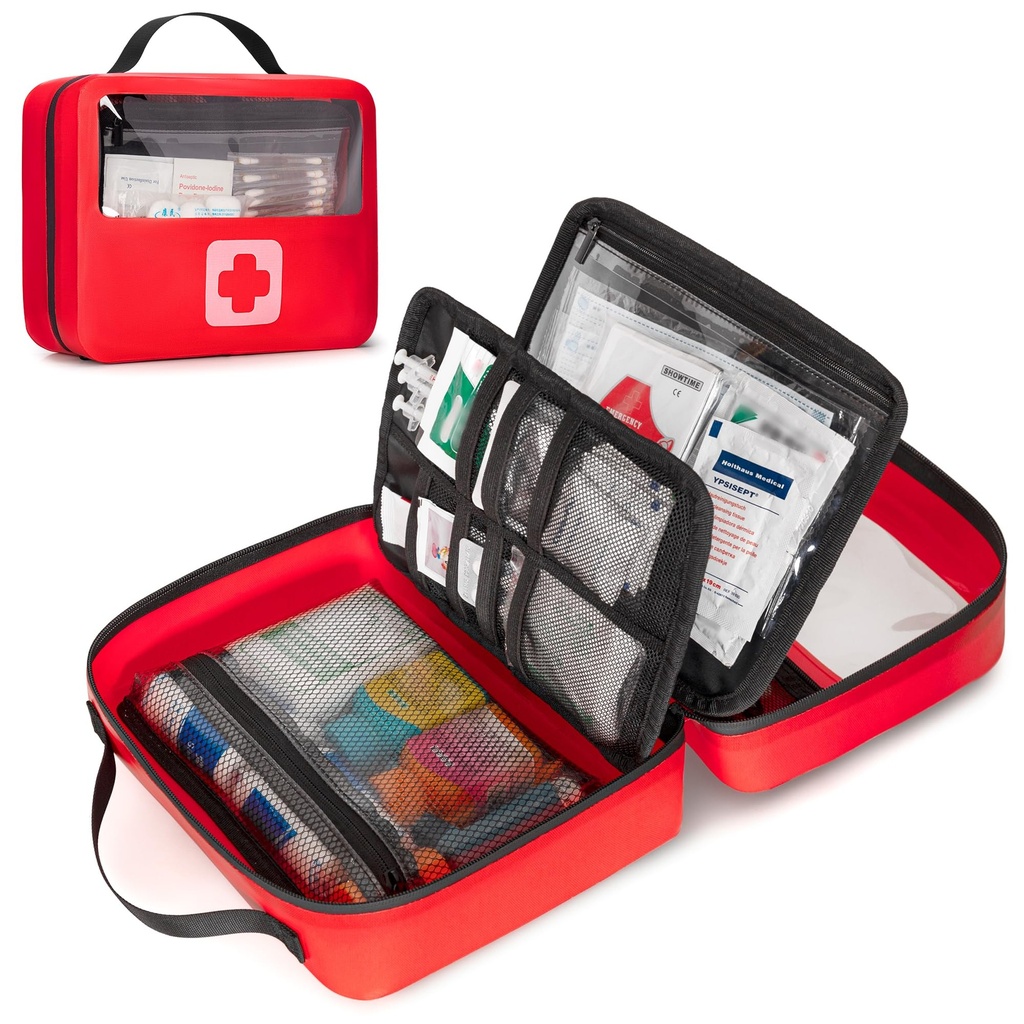 Marscamd Waterproof Empty First Aid Bag with a Detachable Panel