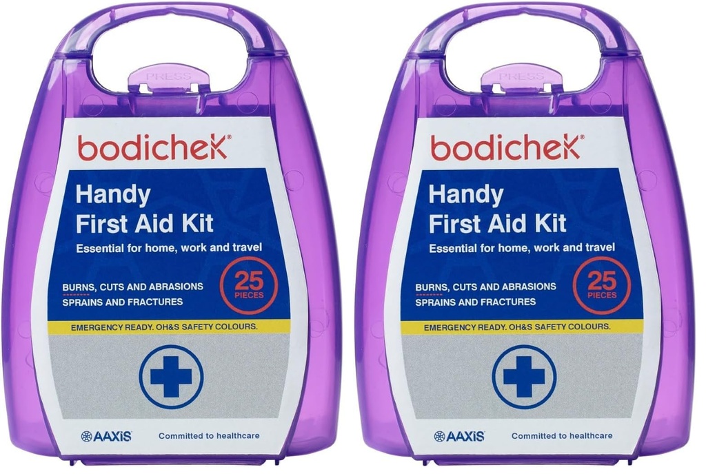 Bodichek 25pcs First Aid Kit Assorted Colours (Pack of 2)