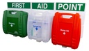 Safety First Aid Group Evolution First Aid, Eye Wash & Burns Point, Large, 43cm x 91cm | Large Fully-Stocked