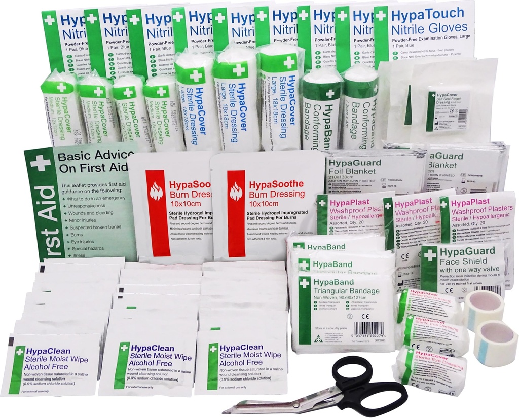 Safety First Aid British Standard First Aid Refill, Medium 25-100 Persons