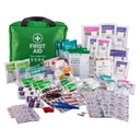 230+ Piece Premium First Aid Kit with Carry Bag | Safety Essentials for Home, Office, Car, Caravan, Travel, and Camping | Includes Cold Pack, Emergency Blanket, Bandages, Plasters & More