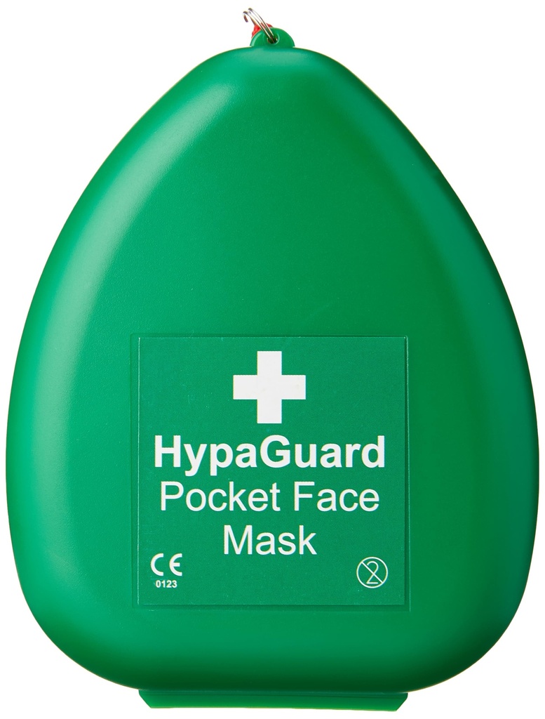 Safety First Aid HypaGuard Pocket CPR Face Mask for Resuscitation