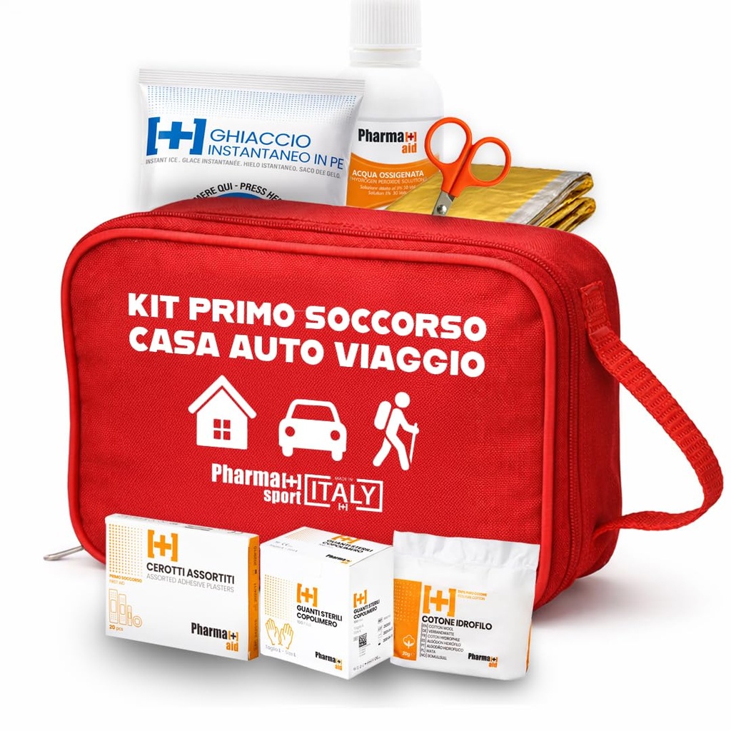 PHARMA+SPORT Car, Home and Travel First Aid Kit - 51 Piece