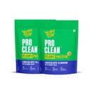 Yogabar Pro Clean Plant Protein | Chocolate Flavour with Monk Fruit | 25g Protein per Serving | Clean & Natural Blend | 500g Pack of 2