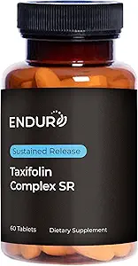 Endur Taxifolin Complex SR, Immune Health Supplement, Helps Provide Antioxidant Protection & Promotes Healthy Circulation, Gluten Free, 60 Tablets