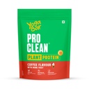 Yogabar Pro Clean Plant Protein | Coffee Flavour with Monk Fruit | 25g Protein per Serving | Clean & Natural Blend | Vegan, No Added Sugar, Gluten-Free | 500g
