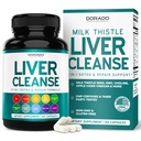 Liver Cleanse Detox & Repair 27 in 1 Formula - Milk Thistle, Dandelion Root, Turmeric, Artichoke Extract & More - Liver Detox Support Supplement - 3rd Party Tested, Vegan Safe & USA Made (60 Count)