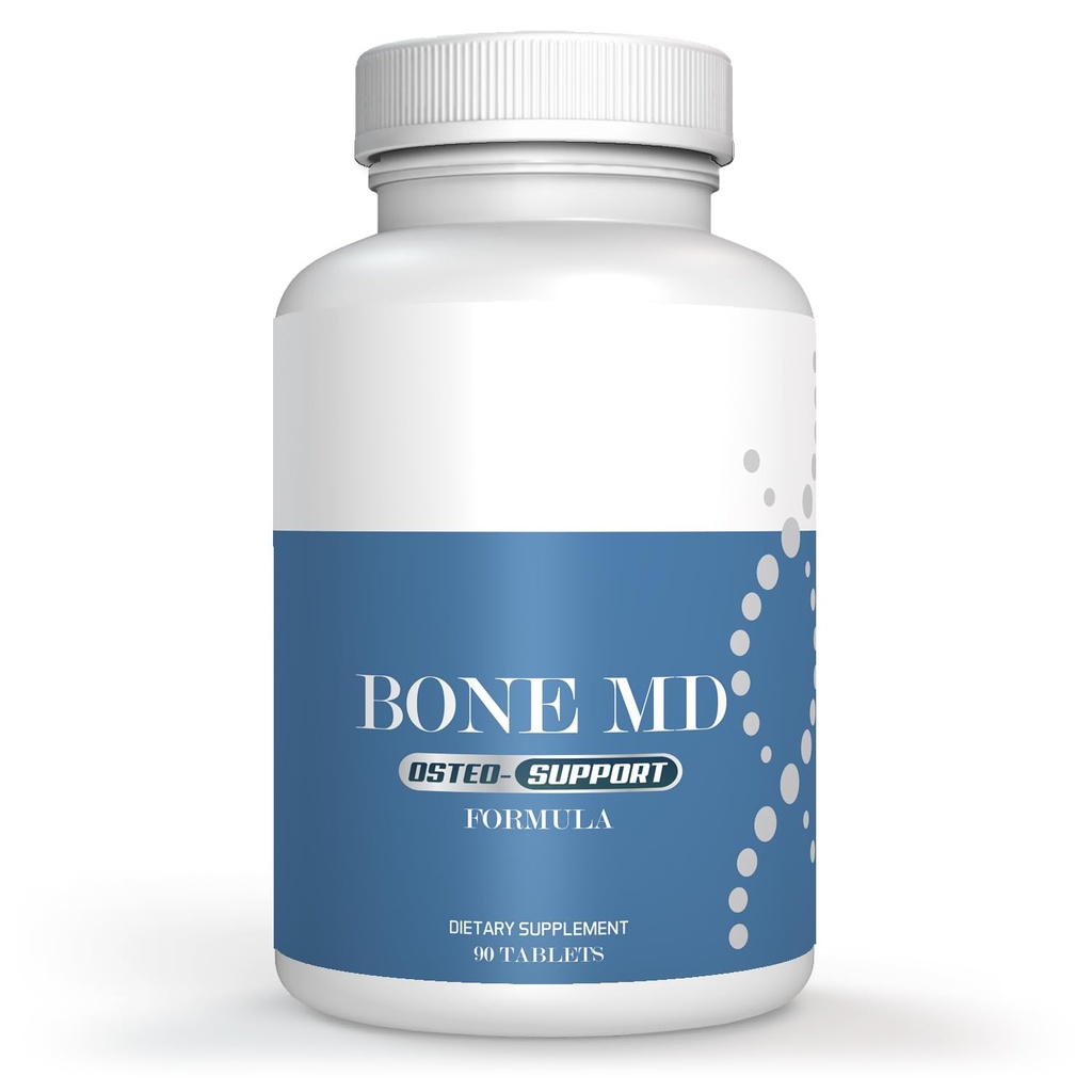 Bone MD Osteo Strength Ultimate Health Support | Supplement for Women and Men | Promote Density 90 Tablets