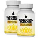 Candida Cleanse - Gut & Colon Support, Natural Herbal Formula, Include Oregano Leaf, Wormwood, Black Walnut, Caprylic Acid-1, 60 Capsules (2)
