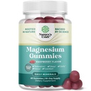 Sugar-Free Extra Strength Calm Magnesium Gummies for Adults - Relaxing Magnesium Citrate Gummies with Elemental Mag - Sleep Aid Soft Chews Raspberry Flavored - Body & Mind Relaxation - 60 Count