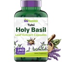 Holy Basil Capsules - 240 Count | 8 Month Supply | AKA Tulsi | May Promote Stress & Frustration Relief* | Adaptogenic, & Ayurvedic Herb