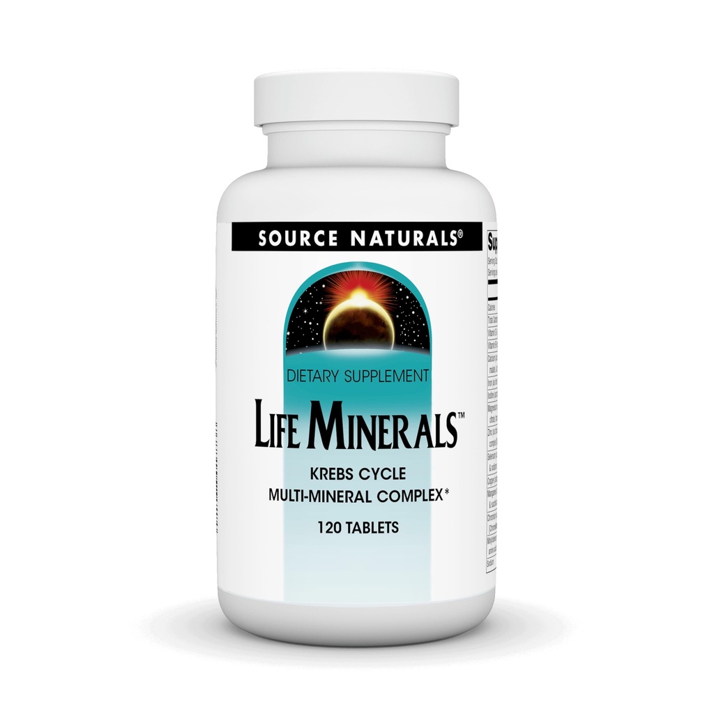 Source Naturals Life Minerals, Krebs Cycle Multi-Mineral Complex* - 120 Tablets