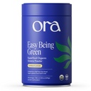 Ora Organic Greens Powder - Vegan, Gluten-Free, Organic Super Greens Drink for Energy and Detox | Antioxidants & Adaptogenic Herbs | 20+ Superfood Greens Blend - Citrus Flavor, 30 Servings