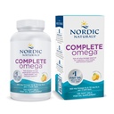 Nordic Naturals Complete Omega 3 Fish Oil Supplement 565 Mg EPA & DHA Supplement With Gla, Oa | Fish Oil + Omega 3 6 9 Dietary Supplement | Lemon Flavor 120 Softgel