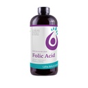 Life Solutions Liquid Folic Acid Supplement – 800 mcg Vitamin B9 per Serving – Berry Flavor, 8 fl oz – Fast Absorption, Prenatal, Heart & Brain Support
