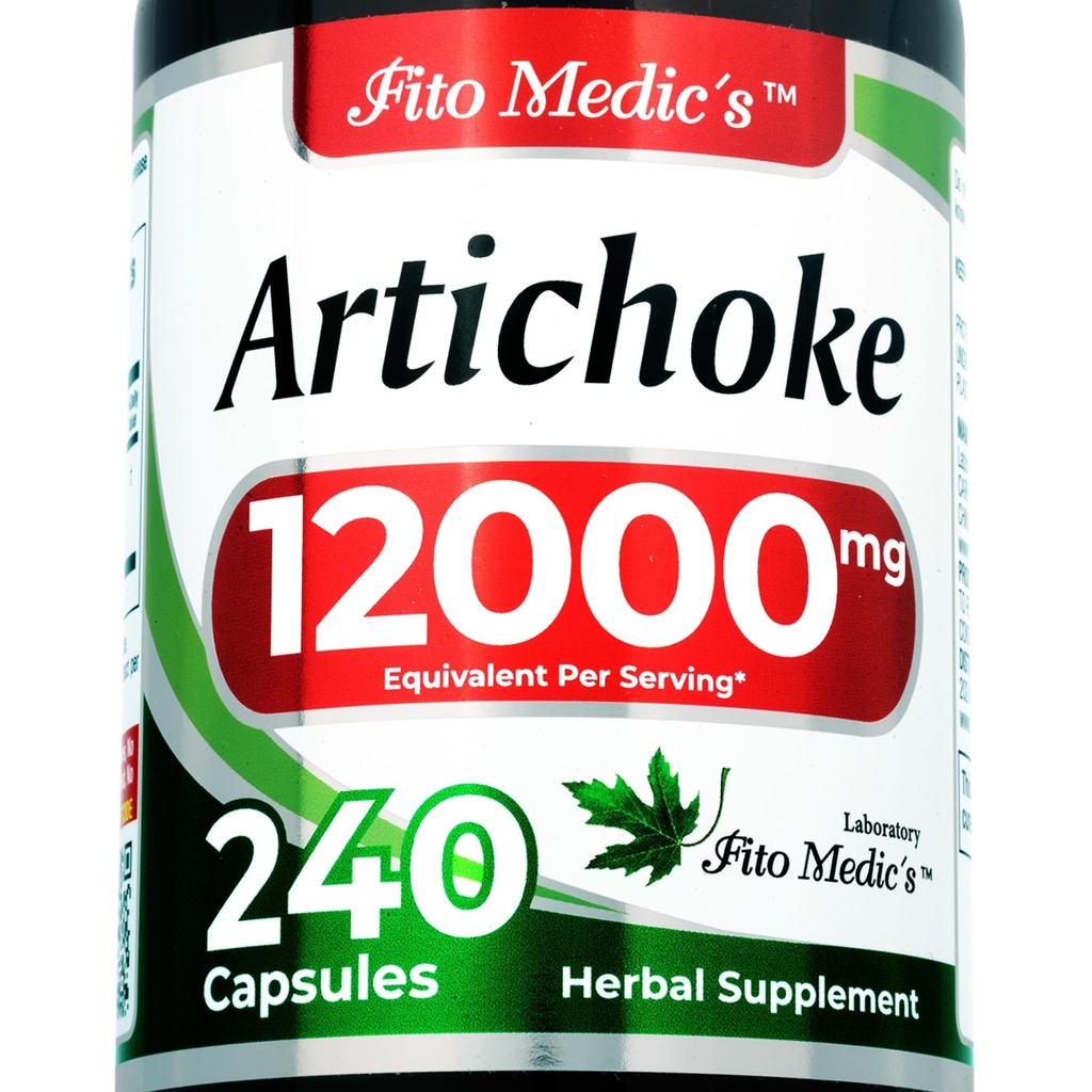 FITO MEDIC'S Artichoke Capsules 240 Count | Alcachofa Supplement