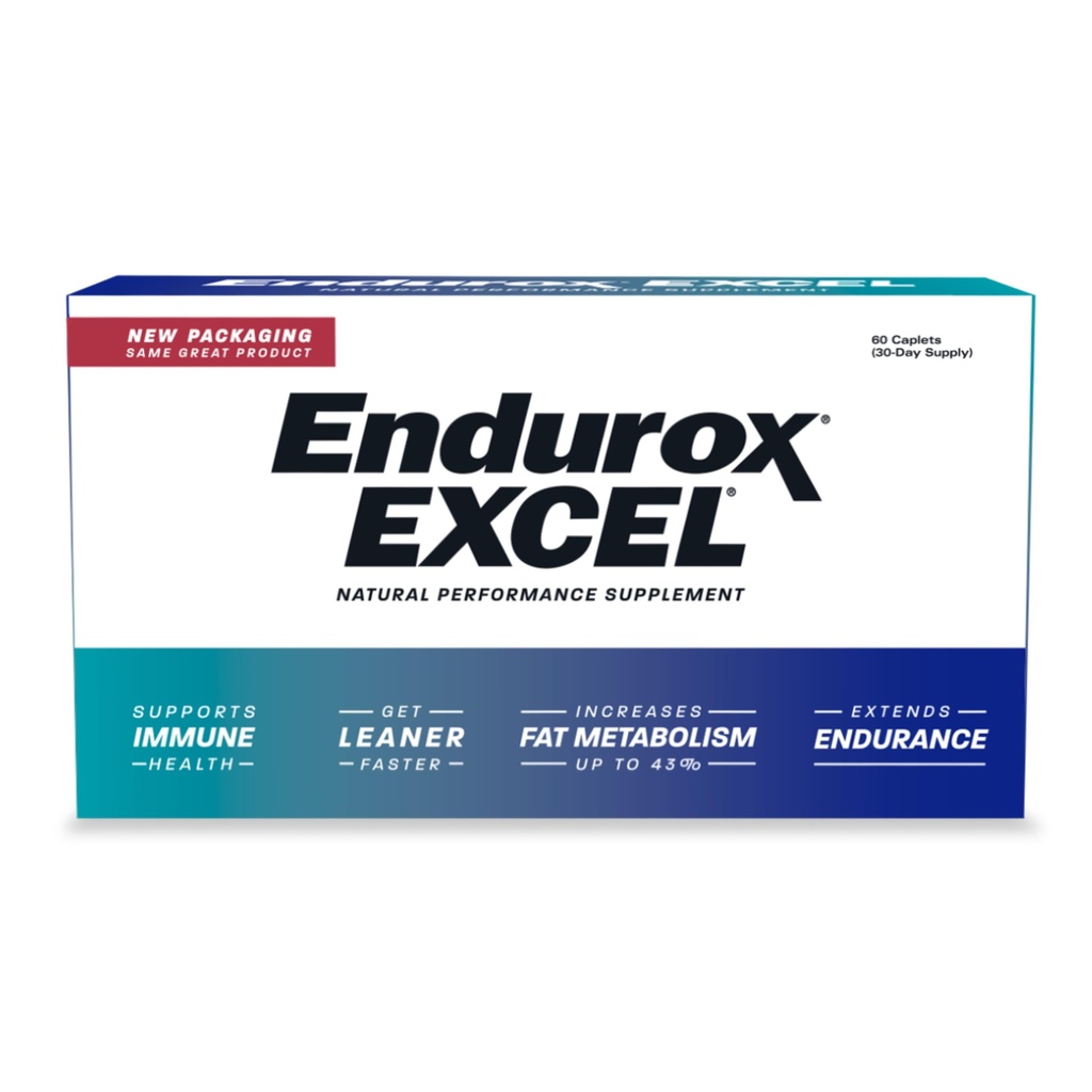 Pacific Health Endurox Excel Natural Performance Supplement, Increases Metabolism & Builds Endurance with Ciwujia (Ginseng) Root - 60 Caps