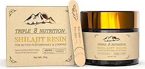 Shilajit Resin 50g Bottle Absolutely Pure Wild Himalayan Authentic Natural Organic Fulvic Acid and 85+ Trace Minerals Most Potent for Men and Women Third Party Lab Tested ISO: 17025 Accredited USA
