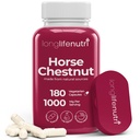 LongLifeNutri Horse Chestnut Extract 500mg - 180 Vegetarian Capsules, Organic Supplement for Daily Wellness & Circulation, 3-Month Supply, GMP Certified, Made in USA